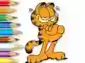 Coloring Book: Garfield Hamburger เกมออนไลน์