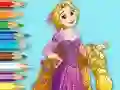 Coloring Book: Princess Rapunzel เกมออนไลน์