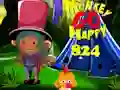 Monkey Go Happy Stage 824 เกมออนไลน์
