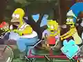 Jigsaw Puzzle: Simpson Family Riding เกมออนไลน์