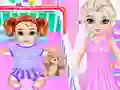 Little Elsa Caring Day เกมออนไลน์