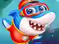 Little Panda Shark Family เกมออนไลน์