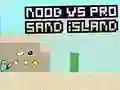 Noob vs Pro Sand Island เกมออนไลน์