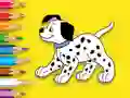 Coloring Book: Cute Spotted Dog เกมออนไลน์