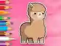 Coloring Book: Cute Alpaca เกมออนไลน์
