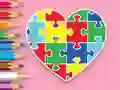 Coloring Book: Heart Jigsaw เกมออนไลน์