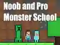 Noob and Pro Monster School เกมออนไลน์