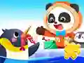 Jigsaw Puzzle: Baby Panda Antarctic Tour เกมออนไลน์