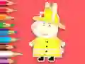 Coloring Book: Rabbit Firefighter เกมออนไลน์