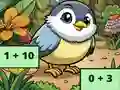 Addition Bird Image Uncover เกมออนไลน์