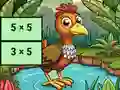 Multiplication Bird Image Uncover เกมออนไลน์