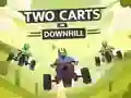 Two Carts Downhill เกมออนไลน์