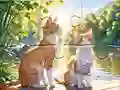 Jigsaw Puzzle: Cats In Pairs เกมออนไลน์