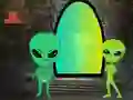 Grandpa Trapped Alien Cave เกมออนไลน์