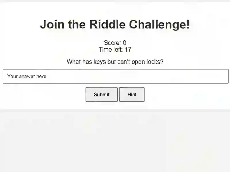 Riddle Challenge เกมออนไลน์