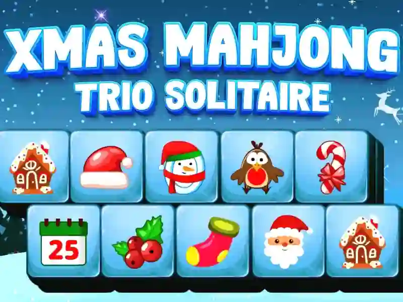 Xmas Mahjong Trio Solitaire เกมออนไลน์