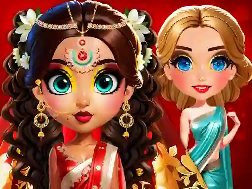Asoka Makeup Indian Bride เกมออนไลน์