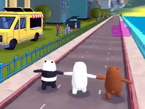 We Bare Bears Bear Parkour เกมออนไลน์