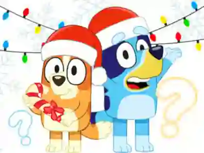 Kids Quiz: Bluey Christmas Quiz เกมออนไลน์
