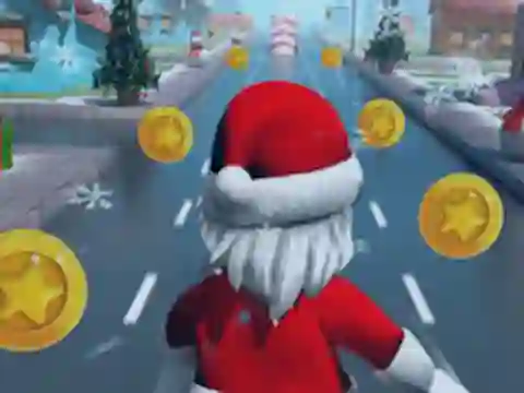 Santa Roblox Running เกมออนไลน์