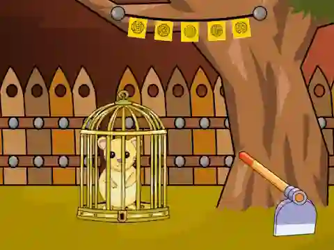 Cute Hamster Escape from Cage เกมออนไลน์
