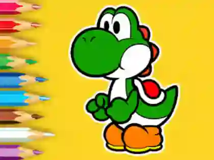 Coloring Book: Yoshi Fishing Day เกมออนไลน์