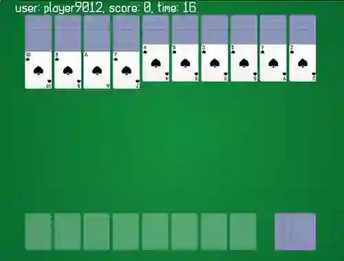 Spider Solitaire Classic Ver เกมออนไลน์