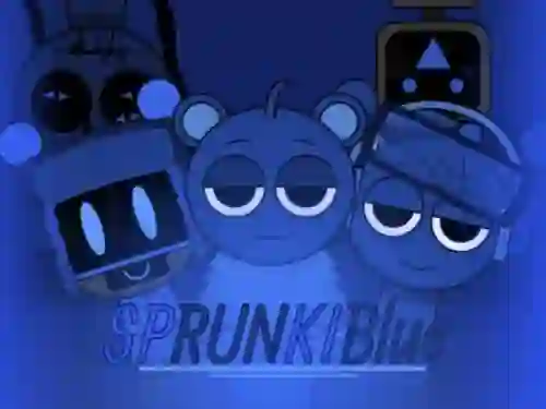 Sprunki Blue Mod เกมออนไลน์