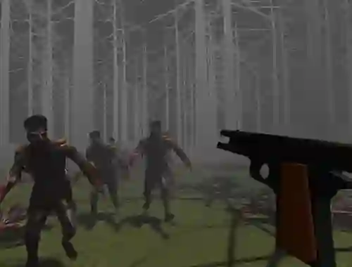 Zombies in a Forest เกมออนไลน์