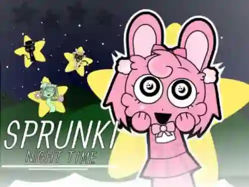 Sprunki Night Time 2 เกมออนไลน์