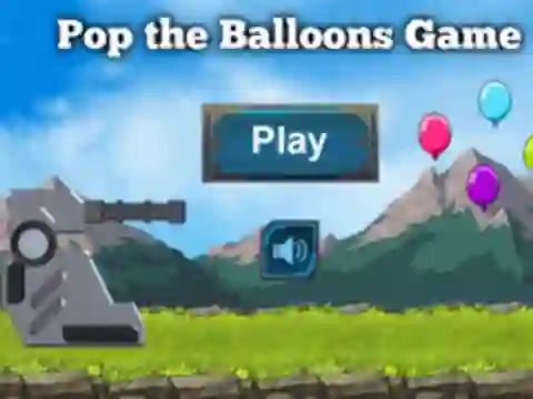 Pop The Balloons Game เกมออนไลน์