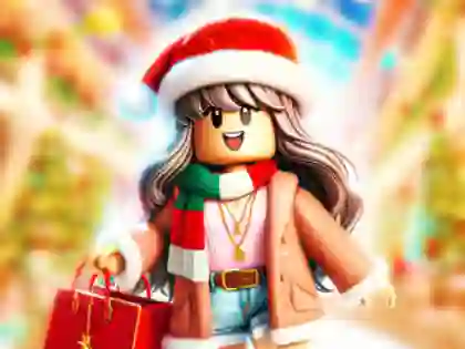 Jigsaw Puzzle: Roblox Christmas Mall เกมออนไลน์