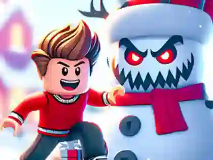 Jigsaw Puzzle: Roblox Snowball Battle เกมออนไลน์