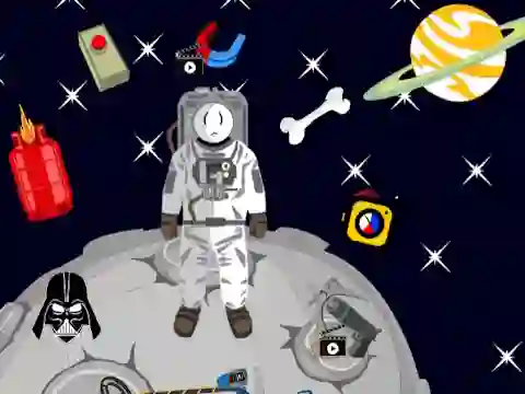 Stickman in Space เกมออนไลน์