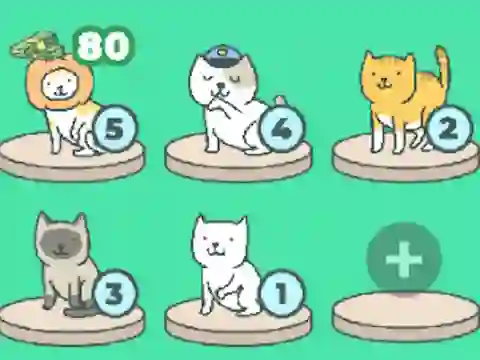 Meow Merge เกมออนไลน์