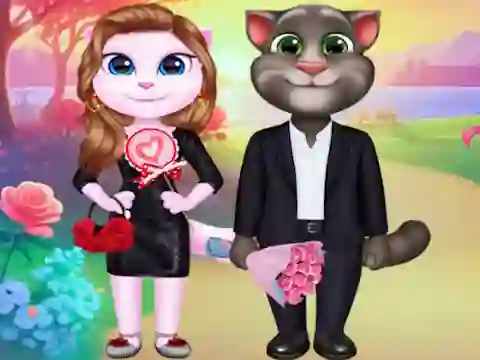 Kitty Couple Lovely Valentine เกมออนไลน์