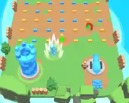 Tower Clash: Collect Bricks เกมออนไลน์