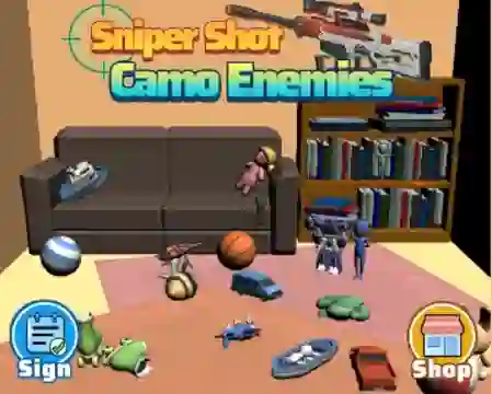 Sniper Shot Camo Enemies เกมออนไลน์