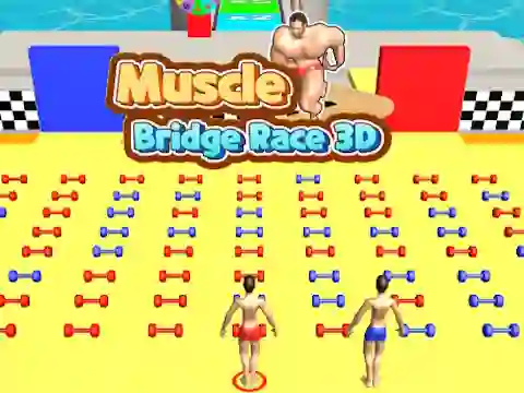 Muscle Bridge Race 3D เกมออนไลน์