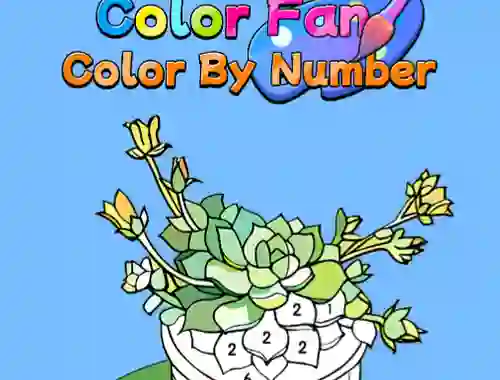 Color Fan Color By Number เกมออนไลน์
