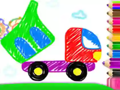 Toddler Drawing: Tanker Truck เกมออนไลน์