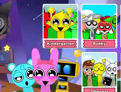 Incredibox Party Frozen Sprunki Beat เกมออนไลน์