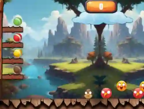 Color Ball Shoot Bird เกมออนไลน์