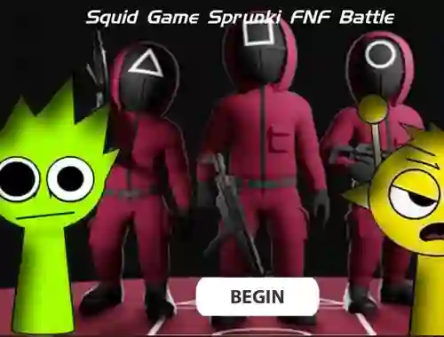 Squid Game Sprunki Fnf Battle เกมออนไลน์