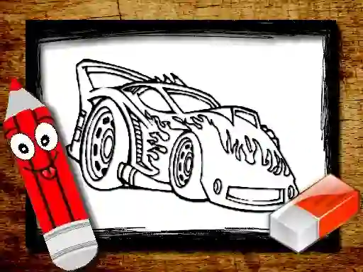 Back To School Car Coloring Book เกมออนไลน์