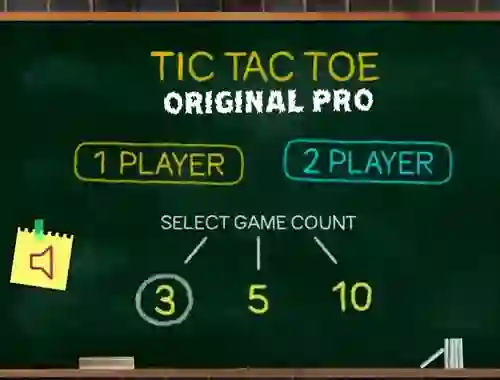 Tic Tac Toe Original Pro เกมออนไลน์