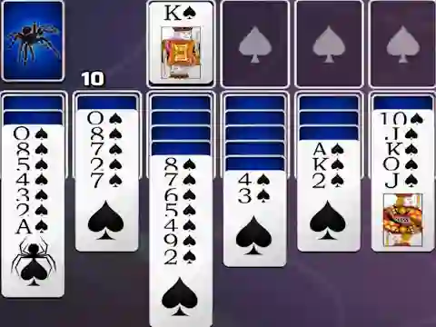 Spades Spider Solitaire เกมออนไลน์