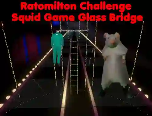Rato Milton Challenge Squid Game Glass Bridge เกมออนไลน์