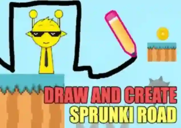 Draw And Create Sprunki Road เกมออนไลน์