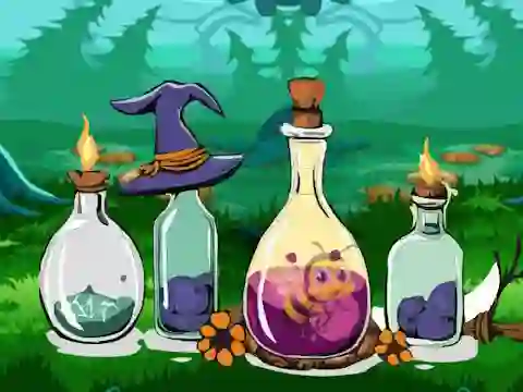 Bottle Stuck Honeybee Escape เกมออนไลน์